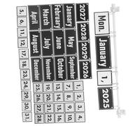 UTHCLO Set Calendrier Classroom Flip Calendrier Bulletin Board et Facile à Installer Décoration Boho Élégante avec Cartes de Date pour École Maternelle et Élémentaire