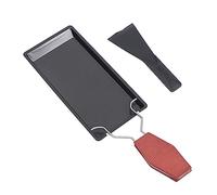 UTHCLO Set de Grillade Miniature Non Stick pour Fromage avec Poignée pour Camping et Cuisine Comprend Rack Noir Plaque de Cuisson et Spatule Petite Outil de Grillade Pratique pour