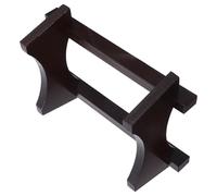 UTHCLO Socle en Bois de Chêne Marron pour Tonneau à Vin 3l, Support Stable pour Distributeur de Boissons, Porte-Carafe Compatible Comptoir Bar, Support pour Seau à Vin et Fût