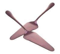 UTHCLO Spatule Triangulaire à Gâteau 2 Pcs en Acier Inoxydable Coupe-gâteau Multifonction Facile à Utiliser pour Pâtisserie et Préparation de Pizza à Domicile