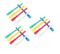 UTHCLO Spatules Applicatrices De Colle pour Cuir 15 Pièces Multicolores en Plastique Abs pour Travail du Cuir Et Loisirs Créatifs Artisanat Bricolage
