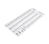 UTHCLO Stickers Piano Autocollants Adhésifs Pour Clavier Électronique Touches Apprentissage Facile Pour Débutants et Lisse Usage Longue Durée