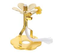 UTHCLO Support à Mèches Ajustable en Alliage pour Lampe à Huile Bouddhiste Porte-mèche Petit Format Compatible Lampes à Pétrole pour Maison et Temple