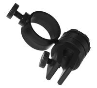 UTHCLO Support de Lampe Frontale pour Casque de Chantier en Abs Noir, Clip Sécurisé et Design Pratique pour Inspection et Maintenance, Diamètre Trou 21-28mm