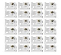 UTHCLO Support de Store Rideau 60 Pcs Clips D’Installation pour Stores Enrouleurs et Moustiquaires Fixation en Plastique et Métal Installation Plafond et Mur Kit de Réparation