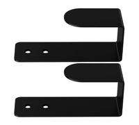 UTHCLO Support Mural de Rangement pour Clavier Mécanique en Acrylique Noir, Compatible avec Claviers Variés, Économise l'espace Bureau, Lot de 2 Sets