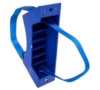 UTHCLO Support Mural pour Bouteille de Gaz 40L avec Sangle de Maintien Fixation Murale en ABS et Polypropylène Support Bleu pour Bouteilles de Propane Oxygène et Hydrogène pour