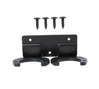 UTHCLO Support Mural pour Microphone Double Emplacements Fer avec Protection Antidérapante Rack Suspendu Polyvalent pour Ktv et Instruments Installation Facile