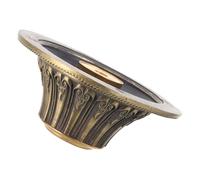 UTHCLO Support Portatif avec Base Sculptée en Cuivre pour Moulin à Prières Tibétain Diamètre Trou 2,5 Cm pour Cérémonies Bouddhistes et Temples