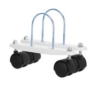 UTHCLO Support pour Radiateur avec Roulettes Pivotantes Châssis Robuste Acier et Abs Kit de Mobilité Pratique pour Chauffage Appoint Intérieur et Extérieur