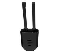 UTHCLO Support Suspendu Porte-comprimés Nettoyants pour Réservoir de Toilettes, Crochet en Plastique Noir pour Tablette de Cuvette, Accessoire Hygiène Wc Compatible Maison et Camping,