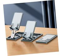 UTHCLO Support Téléphone Pliable Daluminium Support de Bureau Portable Durable pour Smartphone et Tablette Pratique pour Appels et Visionnage