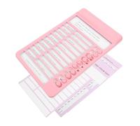 UTHCLO Tableau de Tâches pour Portable Plastique Résistant Tableau de Routine Auto-discipline Effaçable Planning Rappel pour Développement de Bonnes Habitudes Scolaires