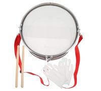 UTHCLO Tambour Garçon Fille Rouge Lumineux avec Baguettes Instrument de Percussion Éducatif pour Développer le Sens Du Rythme Musicalité des Garçons et Filles