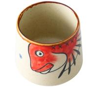 UTHCLO Tasse à Saké Résistance Haute Température en Céramique Japonaise Dessin, Grosse Capacité pour Dîner et Thé