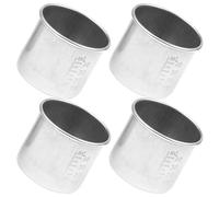 UTHCLO Tasse Graduée Domestique en Acier Inoxydable 40ml, Lot de 4 Pièces Épaisses Marques Faciles à Lire pour Usage en Laboratoire