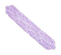 UTHCLO Toile Araignée Dentelle Tricotée pour Halloween Nappe Décorative Violette Protège Table et Cheminée Décoration Festive Extérieure et Intérieure