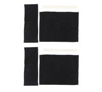 UTHCLO Toile de Remplacement pour Chaise Pliante 2 Lots Noir