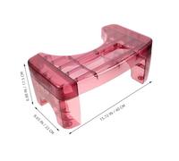 UTHCLO Toilet Stool Transparent Plastic For Bathroom Squatting Posture Support Lightweight And Adults Step Stool For Squat Toilets