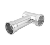 UTHCLO Tube de Remplacement Aluminium pour Hachoir Électrique Accessoire Robuste pour Machine à Viande Tube Alimentation Optimisé et Embout à Saucisse pour Cuisine Domestique