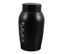 UTHCLO Urne Funéraire pour Animaux Acier Inoxydable Boîte Commémorative Étanche pour Cendres Poils et Dents Urne Petite pour Chien Design Élégant pour Domicile et Lieu de Sépulture