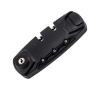 UTHCLO Verrou de Sécurité Fixe Tsa en Abs Noir pour Paquet Cabine et Valises Verrouillage par Mot de Passe Réinitialisable, Protection Optimale des Bagages en Voyage