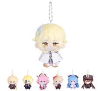 UTIEHD Porte-clés en Peluche Genshin Impact, Mignonnes poupées de Collection de 10 cm - Taille compacte pour Sacs et clés pour Les Fans (Lumine)