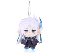 UTIEHD Porte-clés en Peluche Genshin Impact, Mignonnes poupées de Collection de 10 cm - Taille compacte pour Sacs et clés pour Les Fans (Neuvillette)