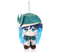 UTIEHD Porte-clés en Peluche Genshin Impact, Mignonnes poupées de Collection de 10 cm - Taille compacte pour Sacs et clés pour Les Fans (Venti)