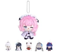 UTIEHD Porte-clés en Peluche Honkai Impact 3rd, Poupées Collection 10 cm - Taille Compacte pour Sacs & Clés (Elysia)