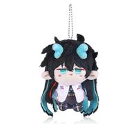 UTIEHD Porte-clés en Peluche Honkai Star Rail, Mignonnes poupées de Collection de 10 cm - Taille compacte pour Sacs et clés pour Les Fans (Inhibitor Lunae)
