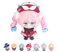 UTIEHD Porte-clés en Peluche Honkai Star Rail, Mignonnes poupées de Collection de 10 cm - Taille compacte pour Sacs et clés pour Les Fans (Hyacine)