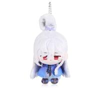 UTIEHD Porte-clés en Peluche Honkai Star Rail, Mignonnes poupées de Collection de 10 cm - Taille compacte pour Sacs et clés pour Les Fans (Jingliu)