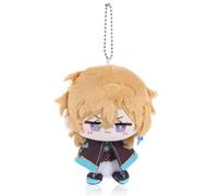 UTIEHD Porte-clés en Peluche Honkai Star Rail, Mignonnes poupées de Collection de 10 cm - Taille compacte pour Sacs et clés pour Les Fans (Aventurine)