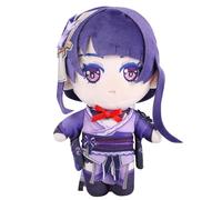 UTIEHD Poupée en Peluche du Personnage de Genshin Impact, Peluche remplie, Accessoires Peluche de Costume pour Les Fans（Raiden Shogun）