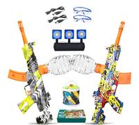 UTIJFOY Lot de 2 jouets en gel Blaster, jouets amusants en gel pour anniversaire, jeux d'équipe en plein air, Nouvel An, récompense quotidienne, Halloween.