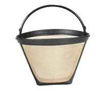 Utile Réutilisable 10-12 Tasse De Café Filtre De Type Cône Permanent Café Machine Filtre or Mesh Avec Poignée Café Outil Coffees