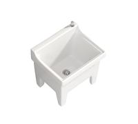 Utili Évier pour buanderie OneTouch Évier de drainage (46 x 35,8 x 45 cm) pour maisons, restaurants, gaz et salles de bains, solution de nettoyage polyvalente