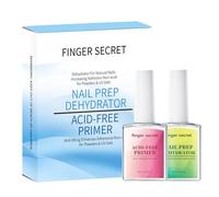 Utilisation du déshydrateur de base et de préparation des ongles sans acide avant le vernis gel Acid-Free Primer & Nail Prep Dehydrator use Before Gel Polish Flase Press on Prep No Lift