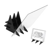 Utilisation Optique du paiement - Zone de Acrylique, projecteur Multi-Angles - Design Compact réglable avec Fonction réfléchissante, Outil d'art pour débutants - Studio d'éducation à