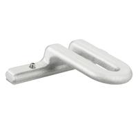 Utilisation pour cadenas 5 × 8 × 2 cm argent