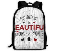 Utilisation Quotidienne Cartable Scolaire Bonne Fête De l'amour Sac À Dos d'affaires Grande Capacité Sac À Dos D'École pour Voyage, Gym, Randonnéebureau, 42X32X14Cm