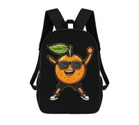 Utilisation Quotidienne Cartable Scolaire Faire du Sport Orange Sac À Dos De Voyage Casual Sac À Dos d'affaires pour Trekking, Randonnée, Bureau, 42X32X14Cm