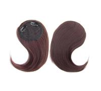 Utilisation quotidienne Extension de frange synthétique à clipser, postiche, frange latérale, frange dégradée, usage quotidien Pour les rencontres(#33)