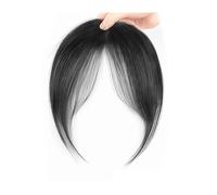 Utilisation quotidienne Frange synthétique for femme, frange octogonale naturelle de 20 cm, idéale for un usage quotidien Pour les rencontres(Noir)