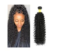 Utilisation quotidienne Tissage en lot indien naturel Remy frisé bouclé, Extensions de cheveux, couleur naturelle, 8 à 40 pouces, 8 à 40 pouces Pour les partis(8inches)