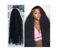 Utilisation quotidienne Tissages brésiliens Remy ondulés et profonds de 20 à 102 cm, double trame Pour les partis(40 40 40)