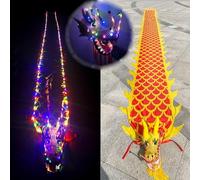 Utilisé for les jeux nocturnes, les exercices carrés, la danse, le ruban lumineux dragon, les rubans lumineux dragon rotatifs for le sport et le fitness)(Color,8 m (26 ft))