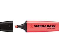 Surligneur ""Stabilo boss original"" - Rouge