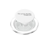 Utilisez Vos Mots : Professeur d'anglais Amusant PopSockets PopGrip pour MagSafe